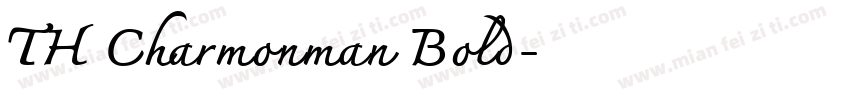 TH Charmonman Bold字体转换